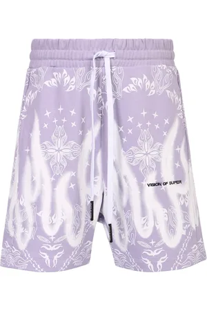 Vision Of Super Casual Shorts, male, , Size: XL Bandana print shorts