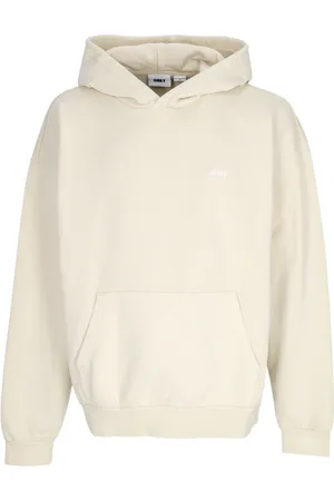 Obey Hoodies, male, , Size: XL Light Hooded Fleece Pigment Clay