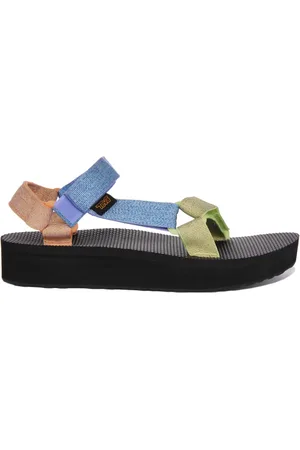 Teva Flat Sandals, female, , Size: 7 US Universal Platform Sandals in Multi-Color