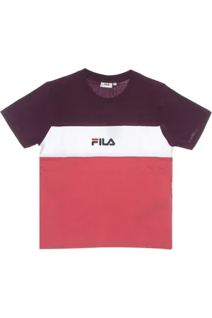 Fila T-Shirts, female, , Size: XS Color Block Short Sleeve Tee