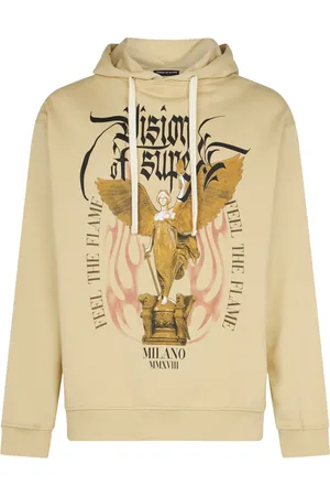 Vision Of Super Hoodies, male, , Size: XL Gothic Flames Lightweight Hoodie