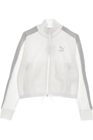 PUMA Zip-throughs, female, , Size: S Cropped Turtleneck Sweatshirt Track Jacket