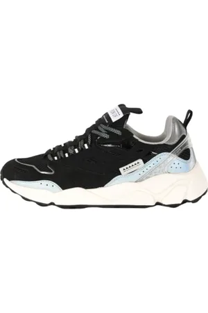 RUN OF Sneakers, male, , Size: 10 US Ripstop Suede Sneakers with Lace Closure
