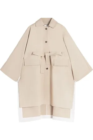 Lanvin Parkas, female, , Size: XS Cotton Gabardine Cape Coat