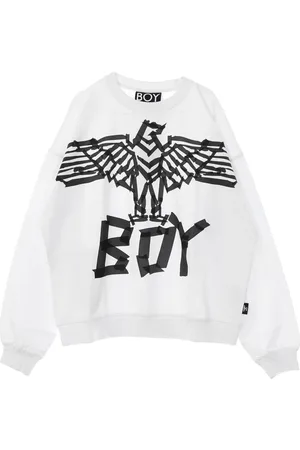 Boy London Sweatshirts, male, , Size: M Eagle Crewneck Sweatshirt /Black