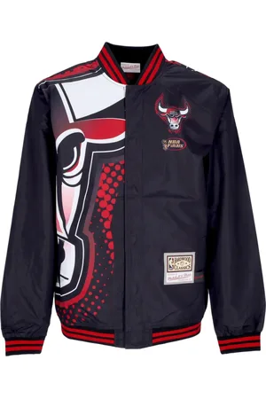Mitchell & Ness Bomber Jackets, male, , Size: S Chicago Bulls NBA Bomber Jacket Black