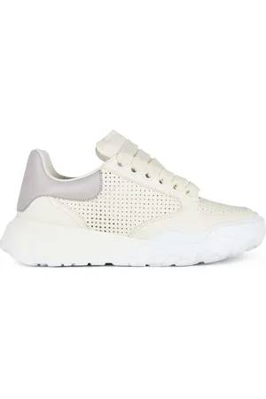 Alexander McQueen Sneakers, female, , Size: 9 US Chunky Sneakers Off White/Light Grey