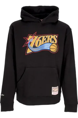Mitchell & Ness Hoodies, male, , Size: L Philadelphia 76ers Logo Hoodie