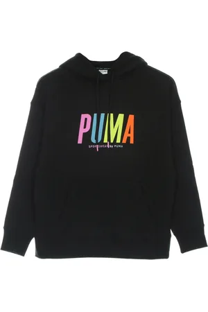 PUMA Hoodies, female, , Size: XS Graphic Hoodie Lightweight Sweatshirt