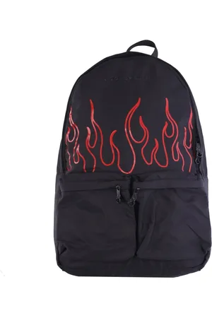 Vision Of Super Backpacks, male, , Size: ONE SIZE Flames Backpack /Red