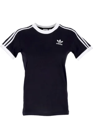 adidas T-Shirts, female, , Size: M 3 Stripes Tee Crew-neck