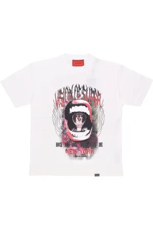 Vision Of Super T-Shirts, male, , Size: XL Cobra Mouth Print Tee Men