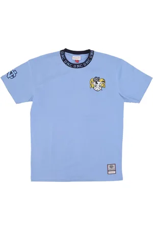 Mitchell & Ness T-Shirts, male, , Size: XL Vintage Logo Tee North Carolina Tar Heels