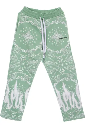 Vision Of Super Sweatpants, male, , Size: L Bandana Print Lightweight Tracksuit Pants
