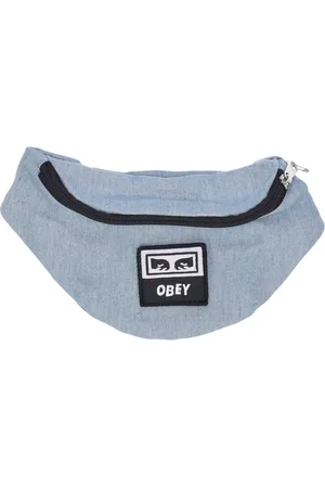 Obey Belt Bags, male, , Size: ONE SIZE Denim Hip Bag with Top Pocket