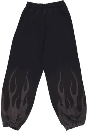 Vision Of Super Sweatpants, female, , Size: M Flames Fleece Track Pants