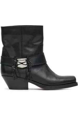 Isabel Marant Cowboy Boots, female, , Size: 11 US Gaucho Cuban Heel Leather Boots