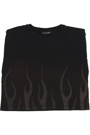 Vision Of Super T-Shirts, female, , Size: M Flames Tee Women