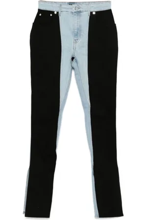 MUGLER Slim-fit Jeans, female, , Size: W28 Two-tone Skinny Cut Denim Jeans