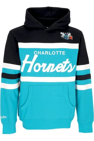 Mitchell & Ness Hoodies, male, , Size: XL NBA Head Coach Hoodie Charlotte Hornets