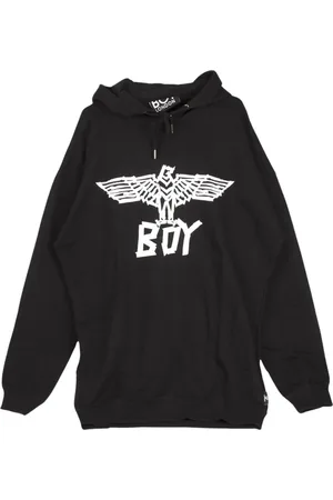 Boy London Hoodies, male, , Size: M Eagle Hood Sweatshirt /White
