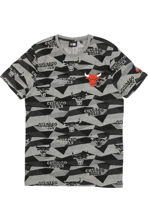 New Era T-Shirts, male, , Size: 2XL Chicago Bulls Geometric Tee