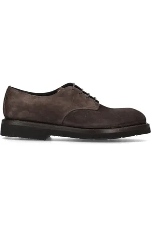 Premiata Laced Shoes, male, , Size: 11 US Suede Lace-Up Derby Shoes