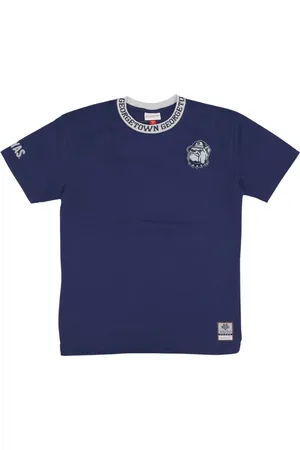 Mitchell & Ness T-Shirts, male, , Size: M Georgetown Hoyas Vintage Logo Tee