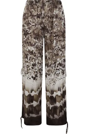 AVANT TOI Straight Trousers, female, , Size: M Silk Elastane Trousers Made in Italy