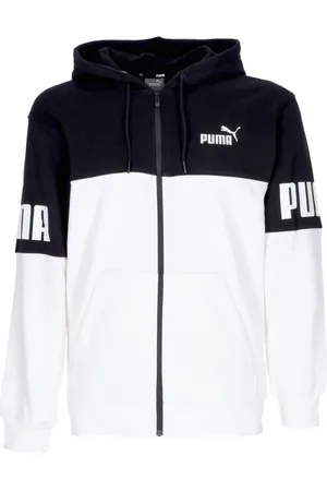 PUMA Zip-throughs, male, , Size: S Colorbloc Full-zip Hoodie