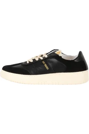 SAINT SNEAKERS Sneakers, male, , Size: 12 US Leather dandy sneakers with suede inserts