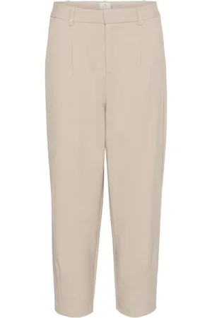 Kaffe Tapered Trousers, female, , Size: 2XS High Waist Cropped Pants Suiting
