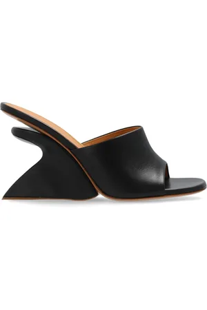 OFF-WHITE Heeled Mules, female, , Size: 9 US Jug Wedge Mules