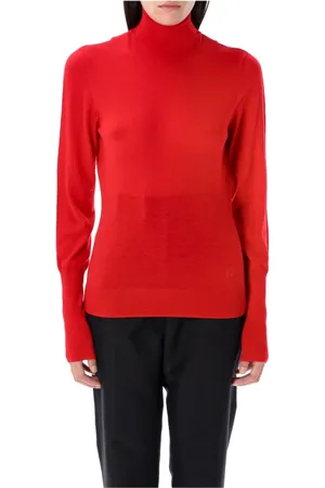 Givenchy Turtlenecks, female, , Size: M Knitwear Sweater with Open Back