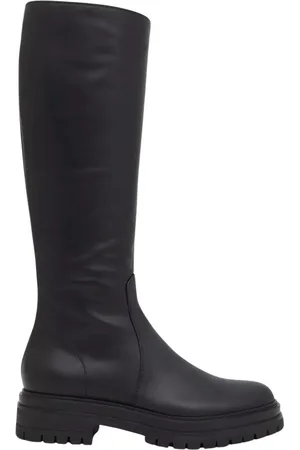 Gianvito Rossi High Boots, female, , Size: 11 US leather knee-high boots