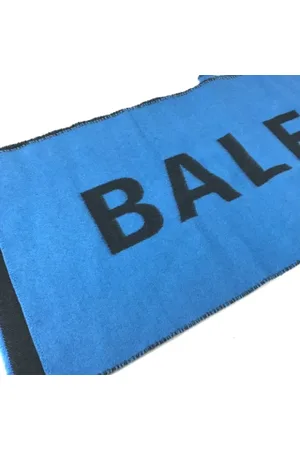Balenciaga Pre-owned Scarves, male, , Size: ONE SIZE Pre-owned Wool scarves