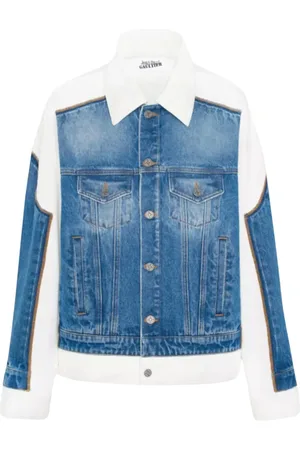 Jean Paul Gaultier Denim Jackets, female, , Size: S and white denim jacket