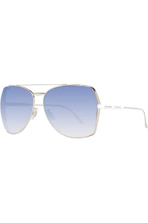 Longines Sunglasses, female, , Size: ONE SIZE Gold Women Sunglasses Aviator Gradient