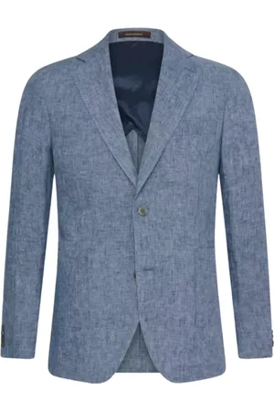 Oscar Jacobson Blazers, male, , Size: 4XL Ferry Patch Soft Blazer