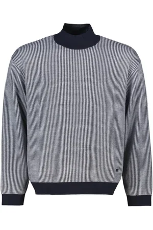 Emporio Armani Turtlenecks, male, , Size: L Wool Turtleneck Sweater