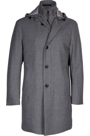 MONTECORE Single-Breasted Coats, male, , Size: L Men