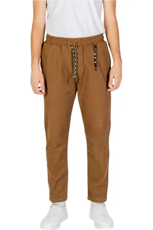 GIANNI LUPO Straight Trousers, male, , Size: L Lace-Up Trousers Fall/Winter