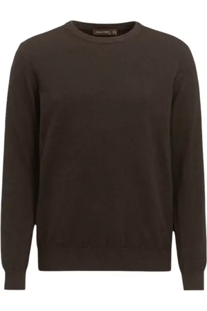 Oscar Jacobson Cashmere Knitwear, male, , Size: XL Silk Cashmere Roundneck Sweater
