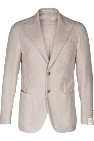 L.B.M. 1911 Blazers, male, , Size: S Mens Cotton Blazer with Metal Buttons