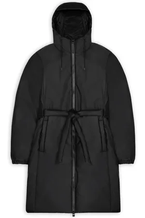 Rains Rain Jackets, female, , Size: S Long Insulated Curve Jacket