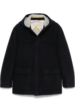 Manuel Ritz Light Jackets, male, , Size: 2XL Hooded Coat with Zip Fastening