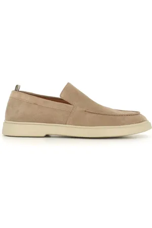 Officine creative Loafers, male, , Size: 11 US Suede Slip-On Sandals