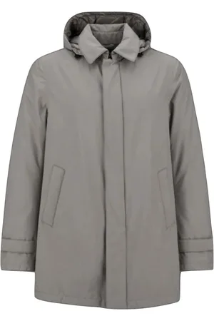 HERNO Parkas, male, , Size: XL Waterproof Carcoat with Gore-Tex Membrane