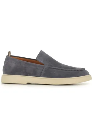 Officine creative Loafers, male, , Size: 11 US Suede Slip-On Sandals