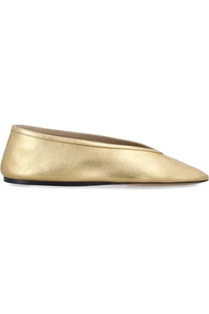 Le Monde Beryl Ballerinas, female, , Size: 9 US Gold Closed Shoes Luna Slipper